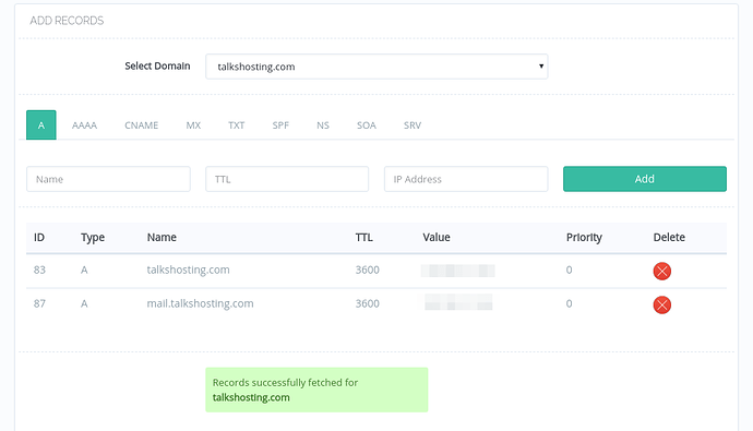 improved dns module cyberpanel