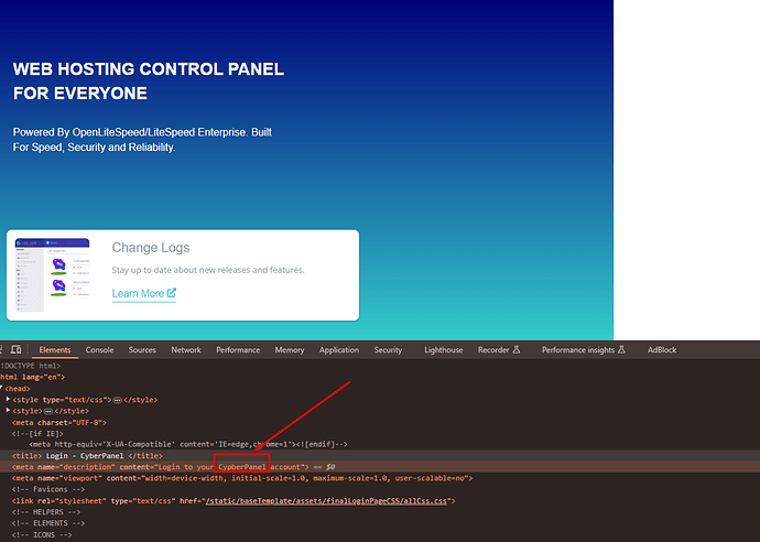 CyberPanel Typo - DigmLabs