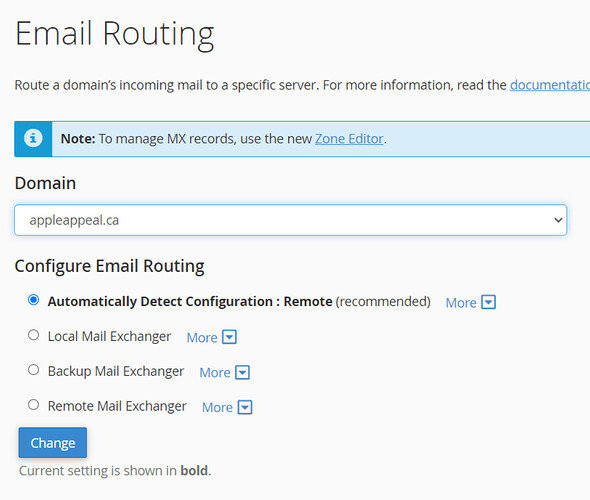 cpanelrouting