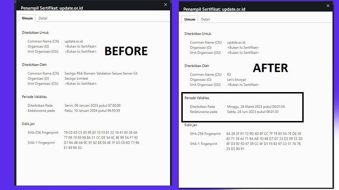 ssl auto change