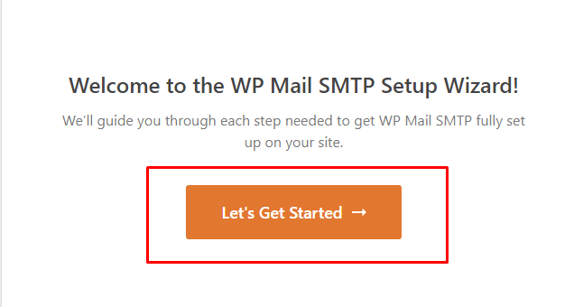 WP Mail SMTP Wizard